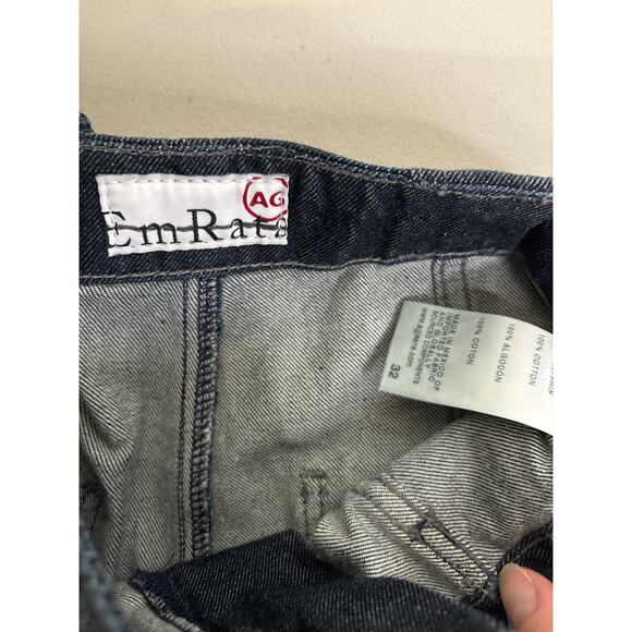 New AG Adriano Goldschmied x EmRata Amia High Rise Wide Leg Cargo Jeans 32 (14) - Picture 7 of 7